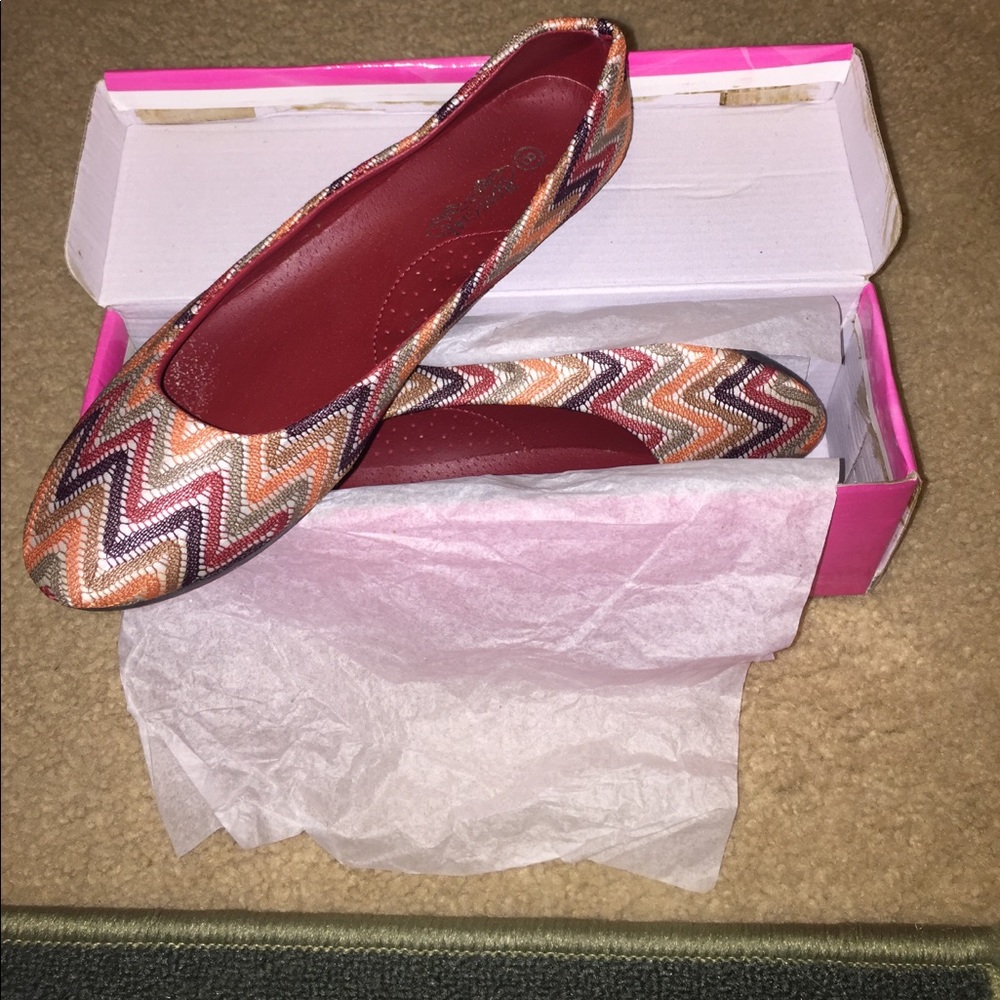 Colorful flats
